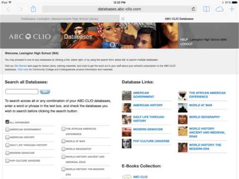 how to login to abc clio