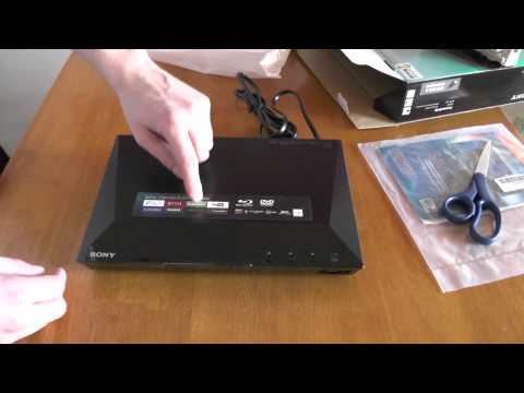 sony blu ray disk - Unboxing of the Sony BDP-S1100 Blu-ray Disc Player.