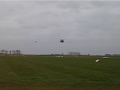 RNLAF Cougars making low pass at Midden-Zeeland 22feb08 No.1