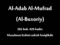 Al Adab Al Mufrad (202-bob/429-hadis) Musilmonni sokish fosiqlikdir.
