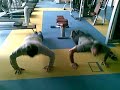 Push-ups with clapping - who wins?