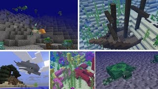 •MCPE AQUATIC UPDATE GAMEPLAY - Minecraft Pocket Edition 1.3 BETA BUILD 1 First Experience