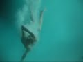 under water