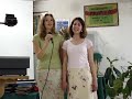 Duet at Maranata church in Bucuresti, Romania