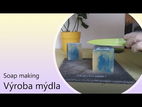Výroba domácího mýdla #02 Mýdlo Rocco chaotický swirl