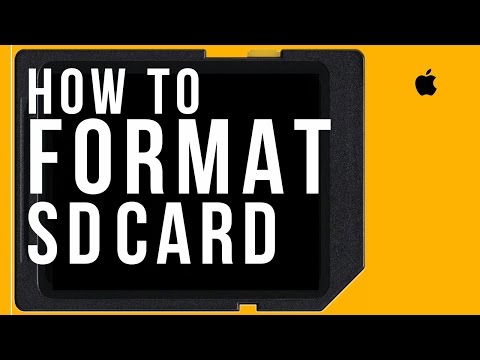 how to format sd card for camera