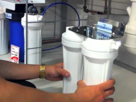 how to install under sink filter system