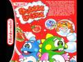 bubble bubble: credits music track 9/12 (complete soundtrack) system: nes developer: taito corporation publisher: taito coporation (us +eu), mattel (au) composer: tadashi kimijima year: 1988 (us), 1990 (eu + au) tracklist: 1 - title screen 2 - quest begins / bgm 3 - hurry up / skel arrives 4 - invincibility 5 - boss theme 6 - victory! 7 - bad end 8 - happy end 9 - credits 10 - thank you! 11 - game over 12 - secret room