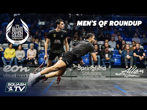 Squash: Allam British Open 2021 - Men's Quarter Final Roundup