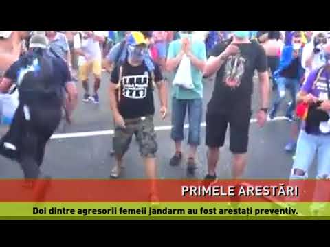 Agresorii de la protestul de vineri, arestați preventiv