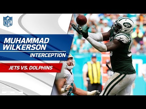 Video: Muhammad Wilkerson's Tipped INT Sets Up Josh McCown's TD Sneak! | Jets vs. Dolphins | NFL Wk 7