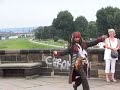 Captain Jack Sparrow spitting fire at the Dresden City Festival 2011