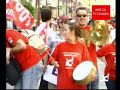 Noticia tvCanaria sobre primera jornada de huelga