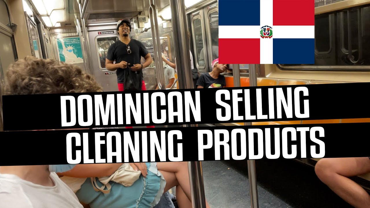 Selling Dominican Cleaning Products in NYC Subway