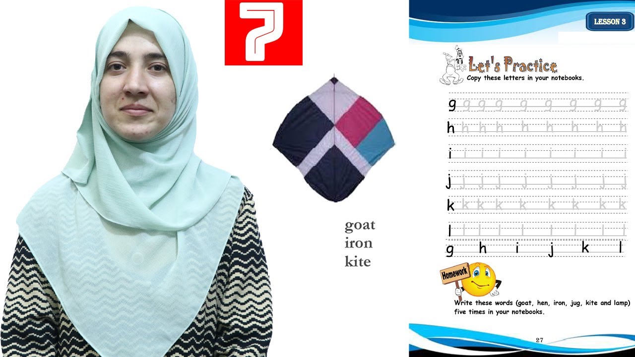 Class 4 - English _ Lesson 7 _ Session 12th / انگلیسی څلورم ټولګی - لوست 7