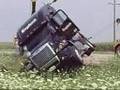 Semi Tractor and Trailer Wreck View Video