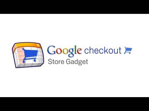 Create a store with Google Checkout store gadget