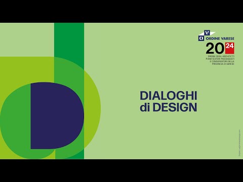 "Dialoghi di Design" Incontro del 18 Gennaio 2024