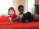 Ana dirigiendo a Nora y Pol Ana dirigiendo a Nora y Pol