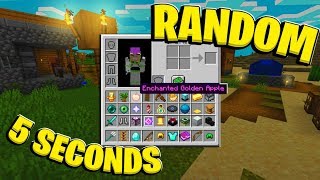 What If MINECRAFT Gave You A RANDOM Item Every 5 Seconds?  | JeromeASF