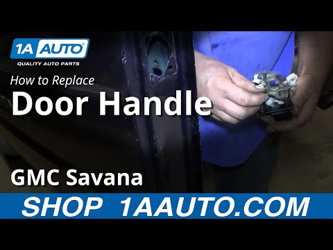 How To Replace Rear Inner Door Handle 1996-13 Chevy Express GMC Savana