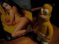 Homer Simpson dancing macho man to vida guerra
