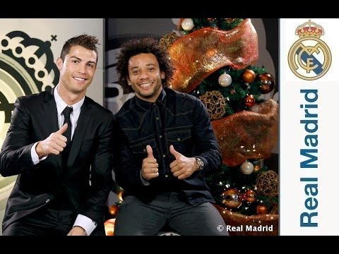Cristiano Ronaldo y Marcelo desean una feliz Navidad a todos los madridistas