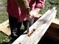 Mortice Making with Mallet and Chisel