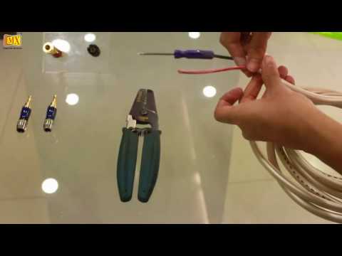 how to attach banana plugs