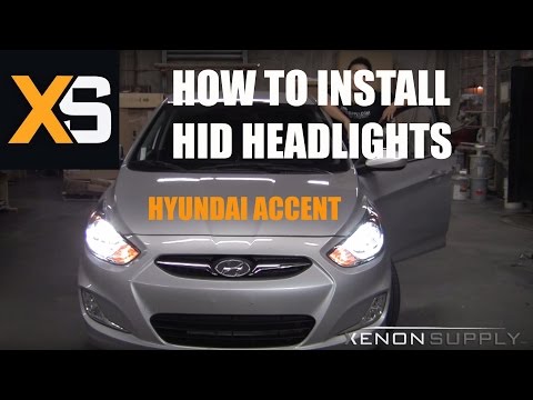 Hyundai Accent HID – How to Install HID Xenon 2011+