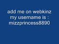 Add me on webkinz