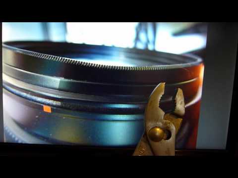 how to remove uv filter from canon lens