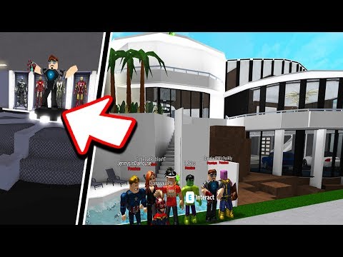I Explored Tony Starks Mansion And Found This Roblox