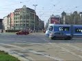 2 tramwaje Skoda 16 T na pl. Dominika?skim. 2 tramwaje Skoda 16 T na pl. Dominika?skim.
