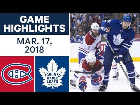 Video: NHL Game Highlights | Canadiens vs. Maple Leafs - Mar. 17, 2018