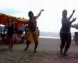 CON CHECHU Y MAGUI EN BRASIL.MANU FILMANDO