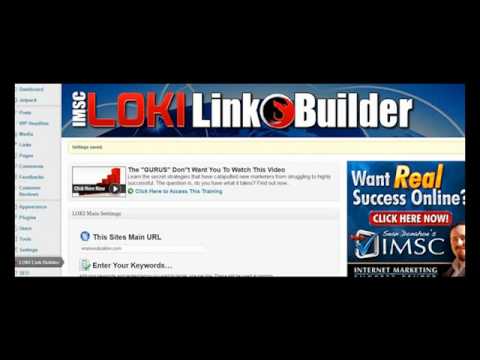 Video: LOKI Link Builder Review – increase the quality of your Backlinks