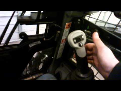 how to drive a skid steer