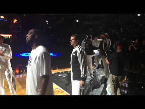 Video: What It's Like Being in the Brooklyn Nets Starting Lineup During Player Introductions