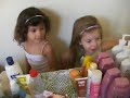 Rosario y Guille en pleno juego...