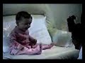 Baby laughing