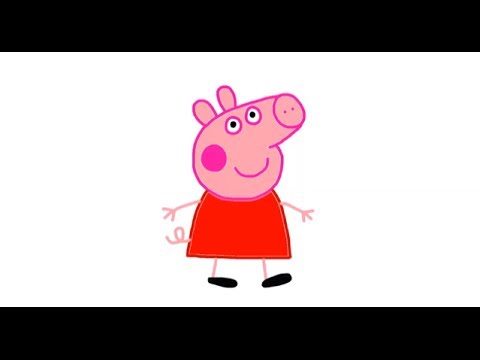 how to draw peppa pig