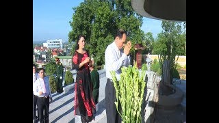 Lãnh đạo thành phố viếng nghĩa trang liệt sỹ, dâng hương Đài tưởng niệm Bác Hồ nhân dịp Quốc khánh 2-9