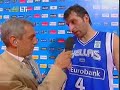 Eurobasket 2007 - Slovenia-Greece: After match+Papaloukas