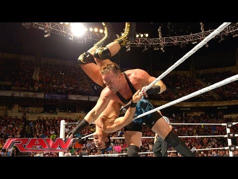 Rob Van Dam vs. Alberto Del Rio -- Intercontinental Title Tournament Match : Raw, April 14, 2014