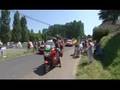 Casar and Willems trip over dog in Tour de France 2007