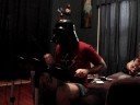 darth vader playing rock band wearing an M1D Shirt