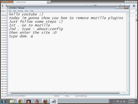 how to remove plugins from firefox