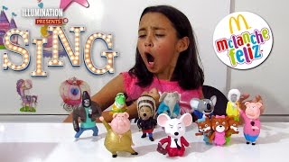 Sing - brindes do Mclanche feliz