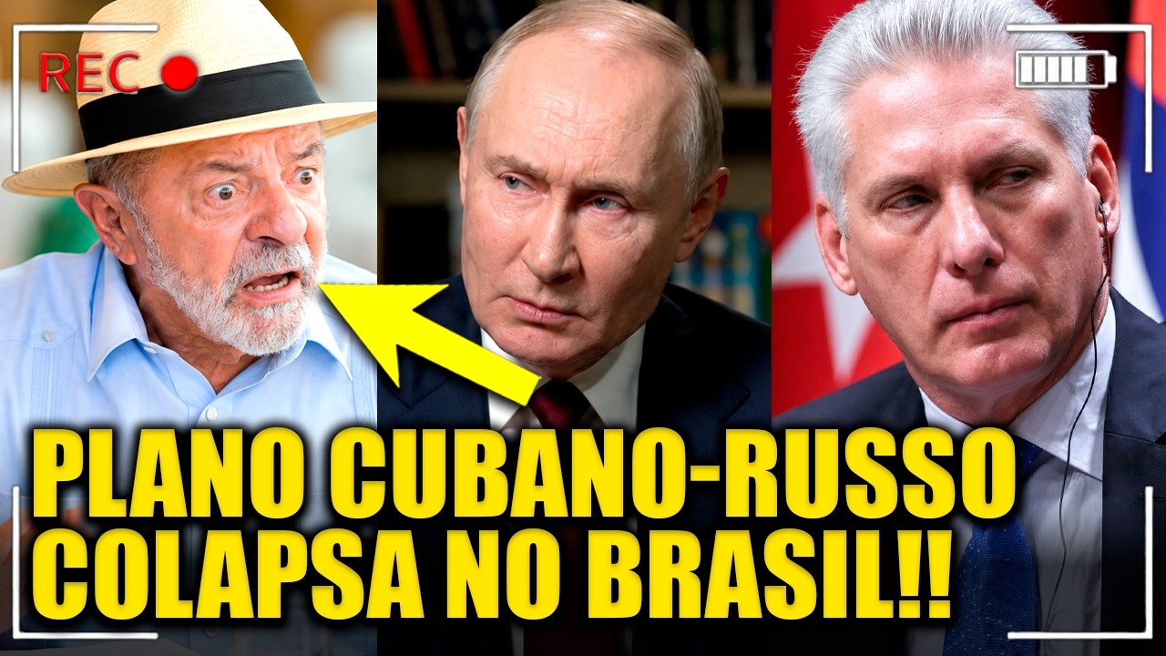 Lula DESMASCARADO após sonho cubano e plano russo COLAPSAREM NO BRASIL